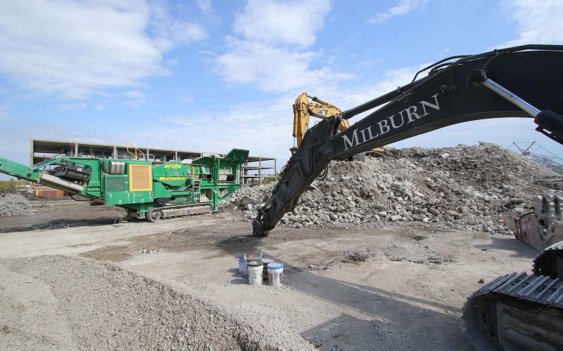 Milburn complete Demolition Services at Oakmont project